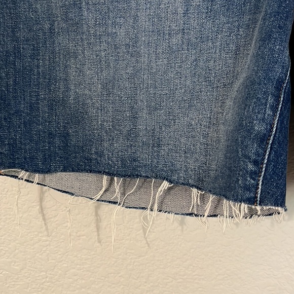 Madewell High Rise Denim Mid Length Shorts 32 - Picture 3 of 7